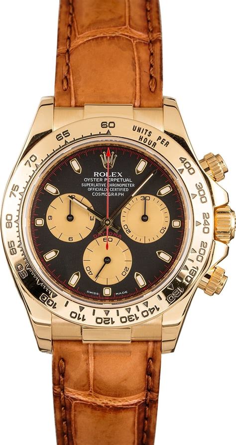 leather strap rolex daytona